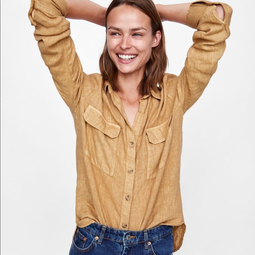 Like new linen blouse